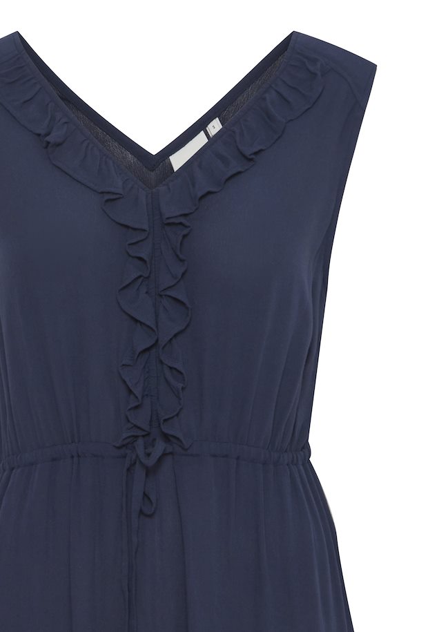 Kech Sleeveless Midi Dress (Navy)