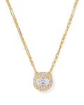 Kendra Scott Bella Short Pendant Necklace in Gold Crystal