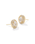 Kendra Scott Bella Stud Earrings in Gold Crystal
