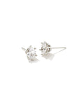 Kendra Scott Cailin Crystal Stud Earrings in Rhodium White Crystal