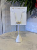Kendra Scott Holland Crystal Necklace in Gold Crystal