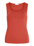 Kennza O-Neck Tank Top (Paprika)