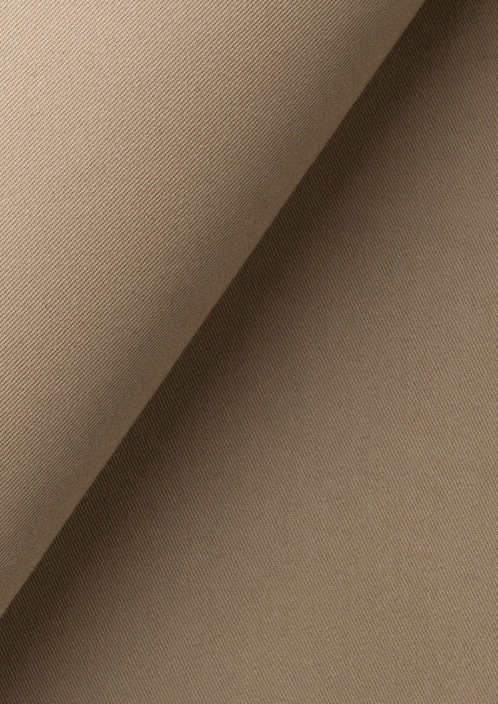 Khaki Cotton Chino Pants - SARTORO
