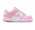 Kids Nike Dunk Low (White/Soft Pink)