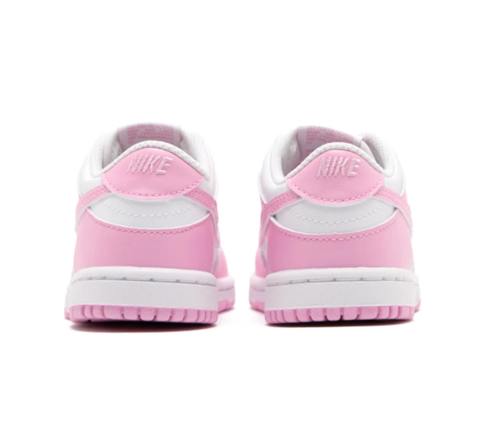 Kids Nike Dunk Low (White/Soft Pink)