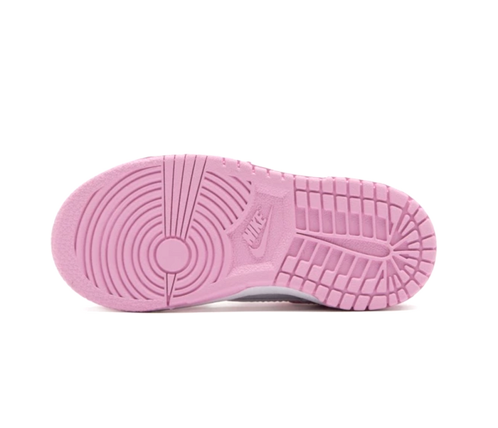 Kids Nike Dunk Low (White/Soft Pink)