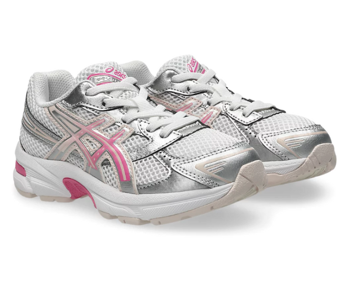 Kids Asics Gel-1130 PS (White/Dragonfruit)
