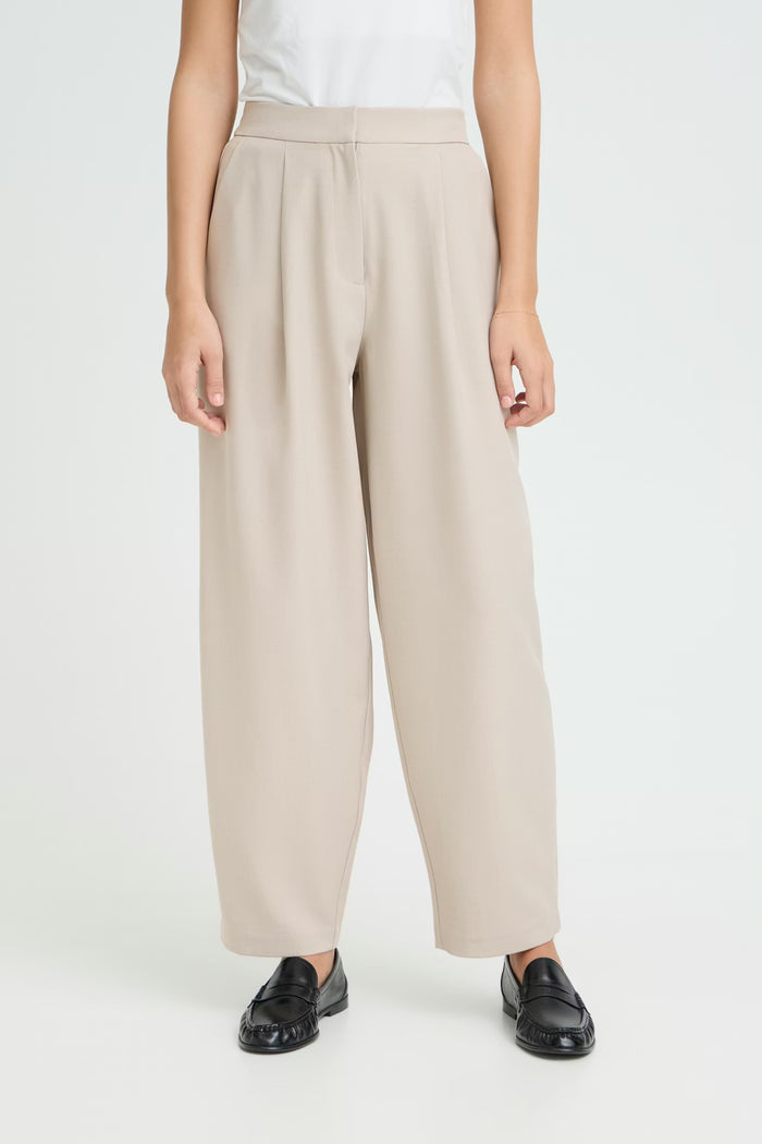 Kim Barrell Leg Trousers (Dove Melgane)