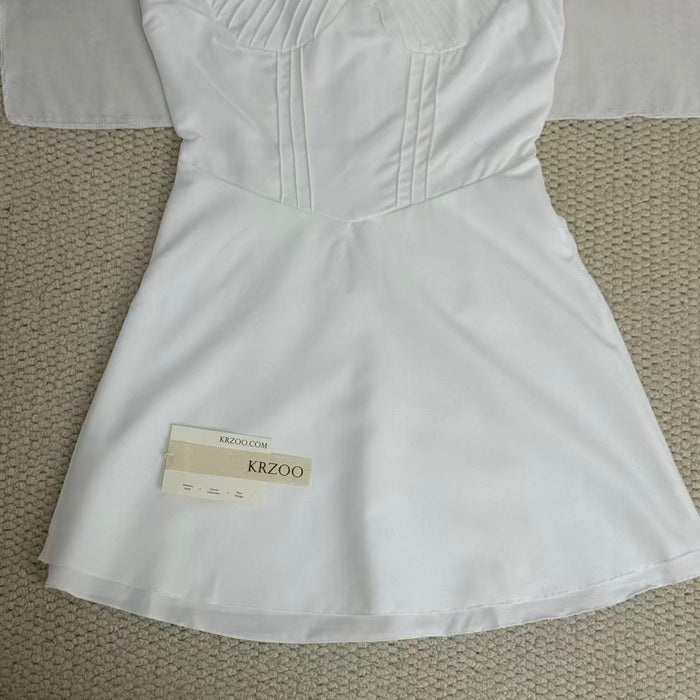 Lace French-style fitted dress