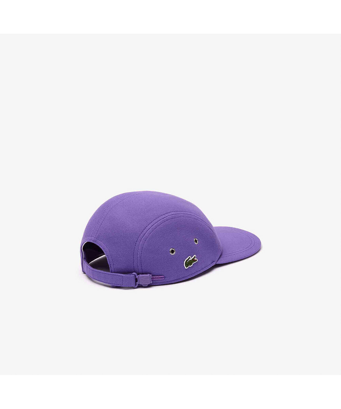 Lacoste Unisex Girolle Organic Cotton Piqué Cap (Purple)