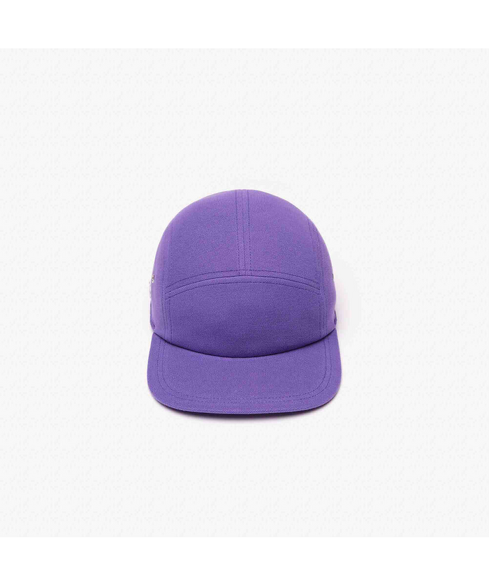 Lacoste Unisex Girolle Organic Cotton Piqué Cap (Purple)