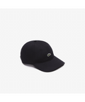 Lacoste Unisex Organic Cotton Twill Cap (Black)