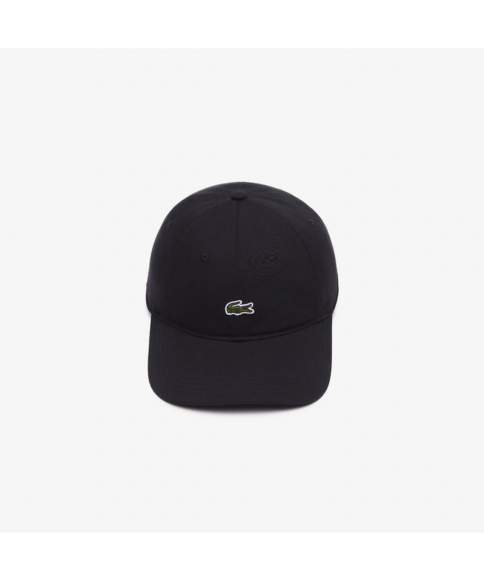 Lacoste Unisex Organic Cotton Twill Cap (Black)