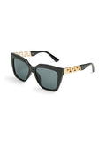 Lacy Sunglasses (Black/Gold)