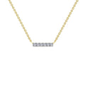 Lafonn 0.09 CTW Dainty Bar Necklace