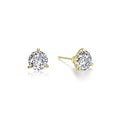 Lafonn 1 CTW 3 Prong Martini Stud Earrings