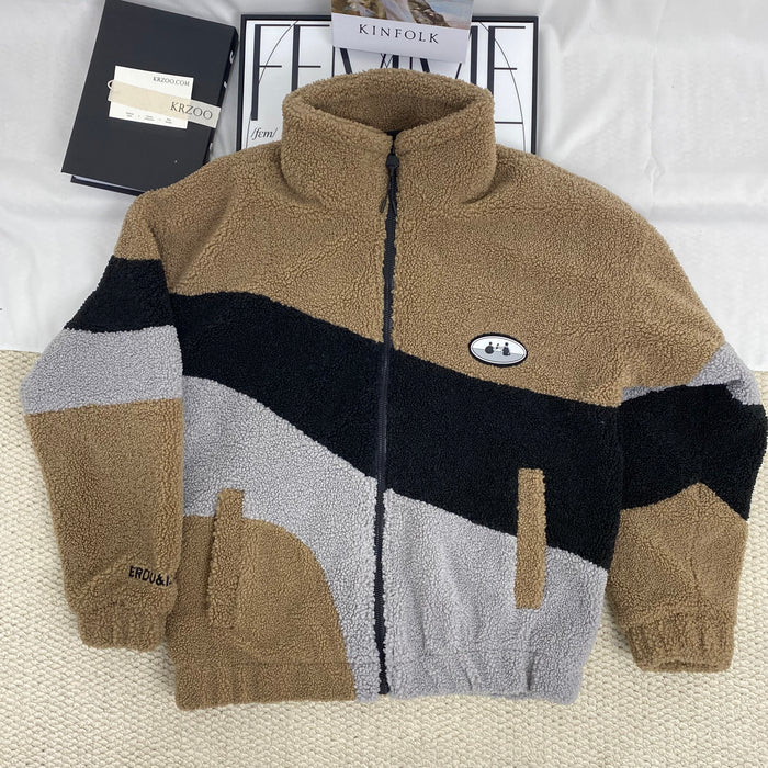 Lambswool Patchwork Jacket