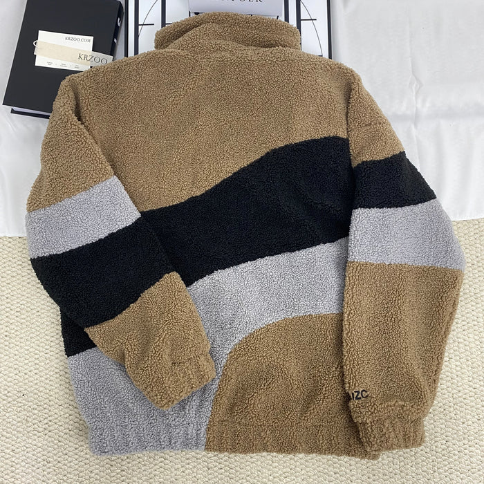 Lambswool Patchwork Jacket