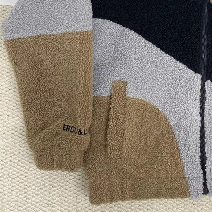 Lambswool Patchwork Jacket