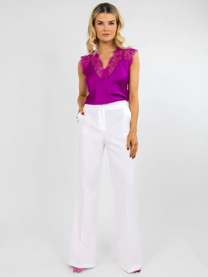 LAUREN CAMI TOP (MAGENTA)