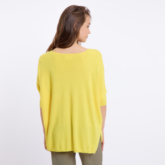 LAURINA SHORT SLEEVED JUMPER (YELLOW)