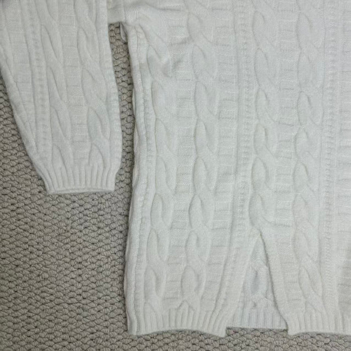 Lazy Style Cable Knit Pullover Sweater