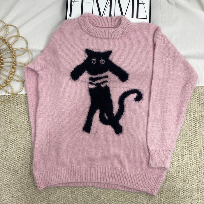 Lazy Style Loose Knit Sweater