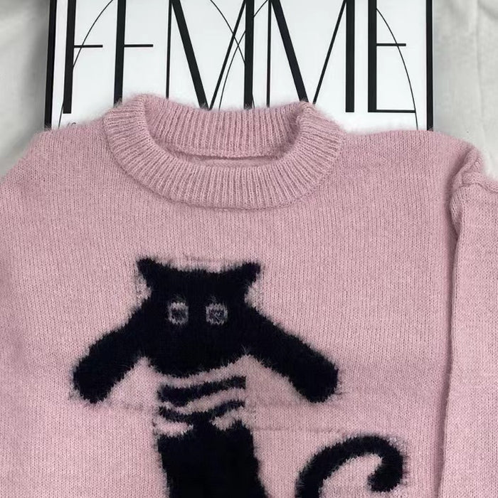 Lazy Style Loose Knit Sweater