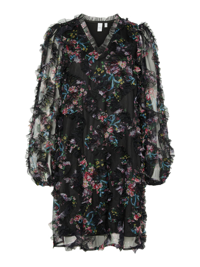 Lesley Short Dress (Black)