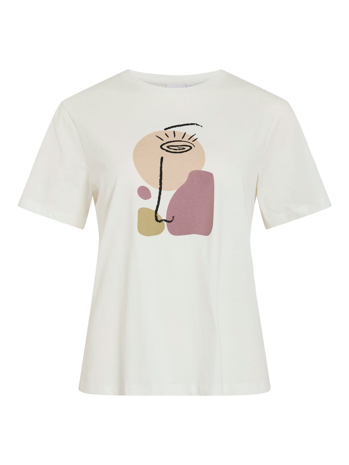 Libby Graphic T-Shirt (Snow White/Face)