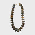 Liberty Chunky Beaded Necklace in Brown