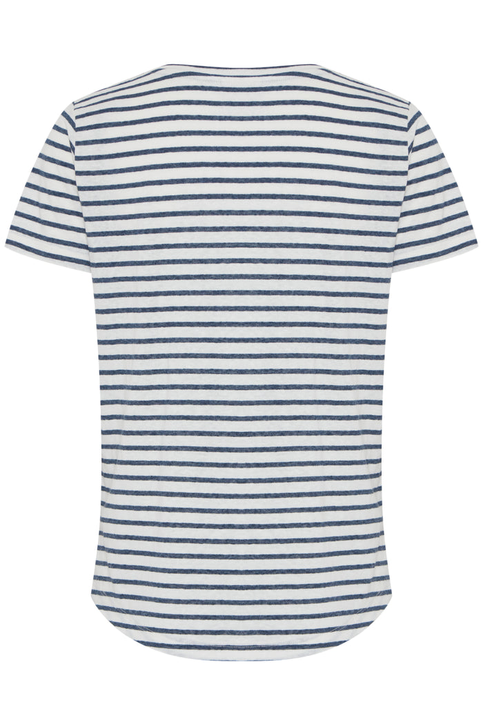 LIETTA T-SHIRT (TOTAL ECLIPSE STRIPE)