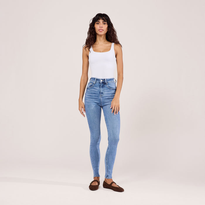 Lift & Shape Jeans - Mid Blue