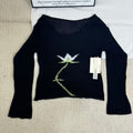 Lightweight Crew-Neck Knit Sweater