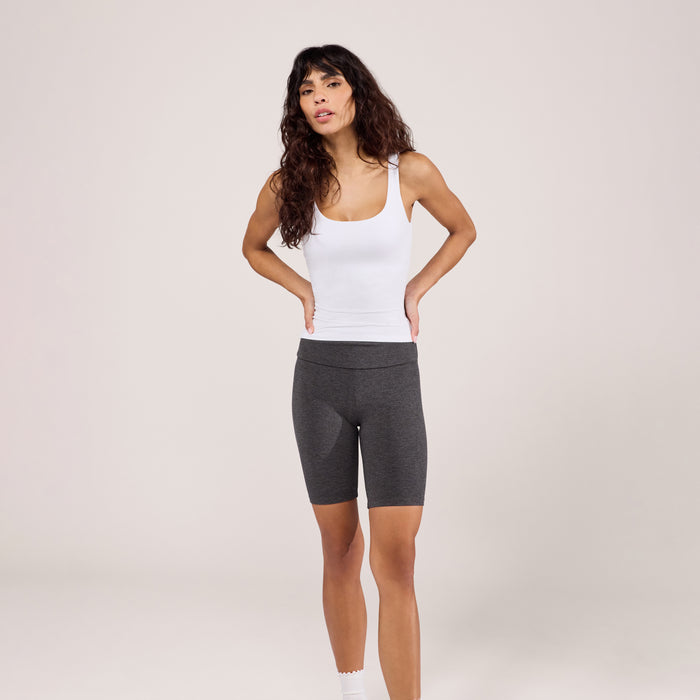 Lightweight Everyday Cycling Shorts - Dark Grey Marl