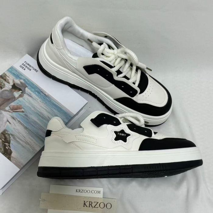 Lightweight Thick-Soled Casual Sneakers