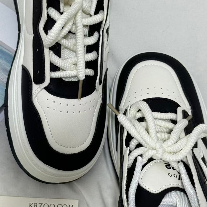 Lightweight Thick-Soled Casual Sneakers