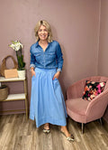 Lila Ankle Skirt (Little Boy Blue)