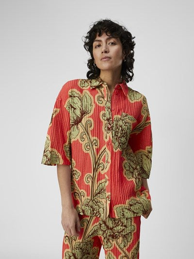 LINIA 3/4 SHIRT (GEORGIA PEACH/FLOWER)