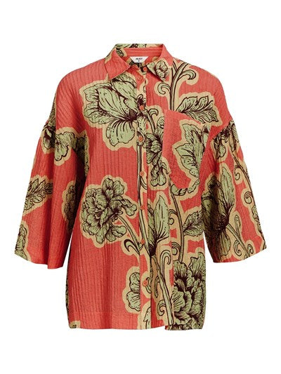 LINIA 3/4 SHIRT (GEORGIA PEACH/FLOWER)
