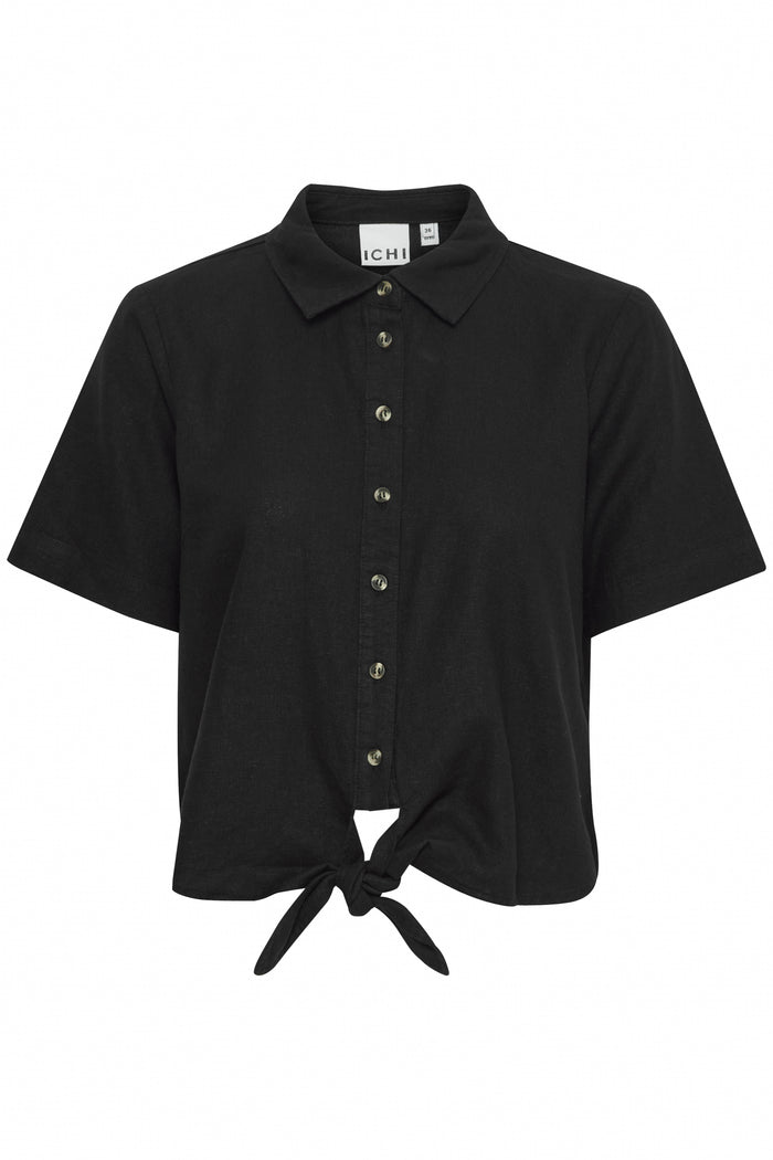 LINO SHORT SLEEVE SHIRT (BLACK)