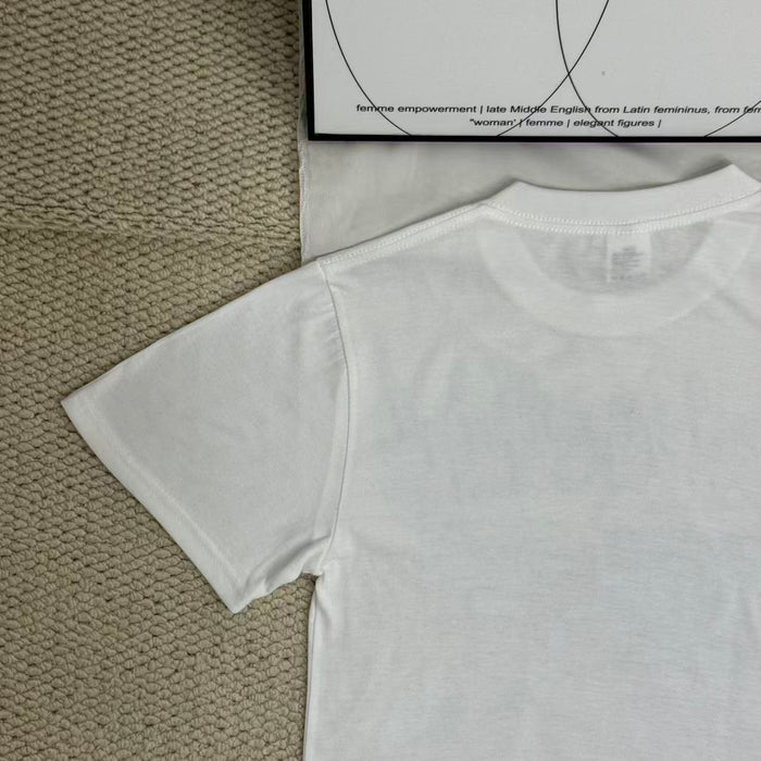 Lip Print Crew Neck Casual Short-Sleeve T-Shirt