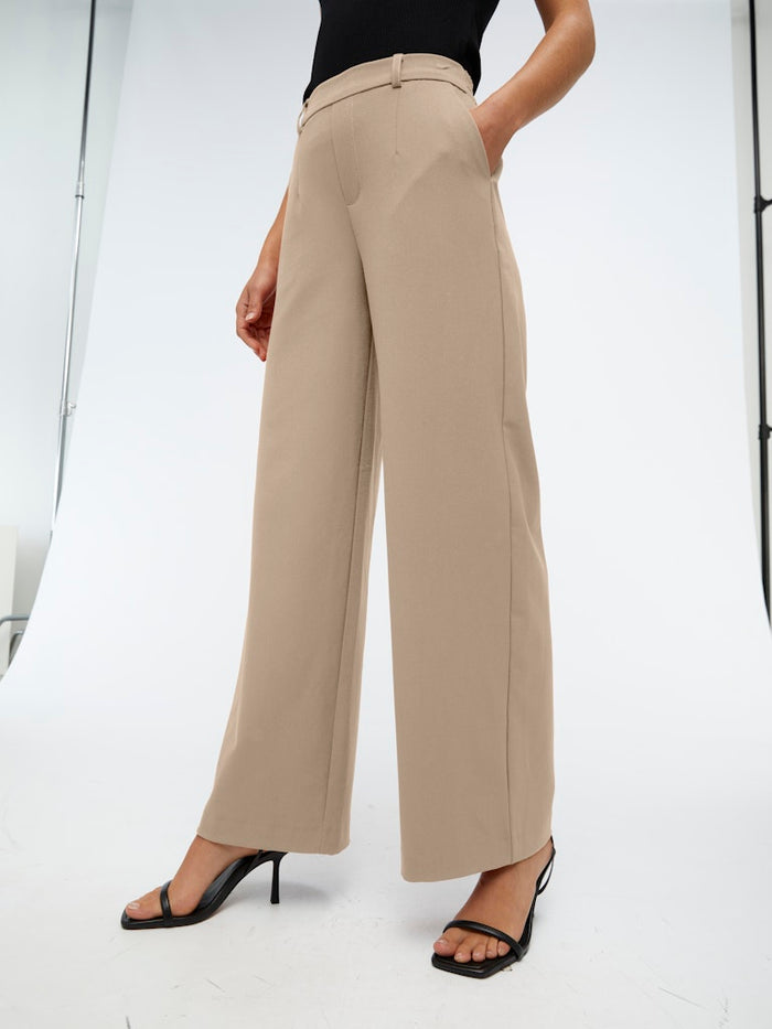 Lissey Wide Leg Pants (Humus)