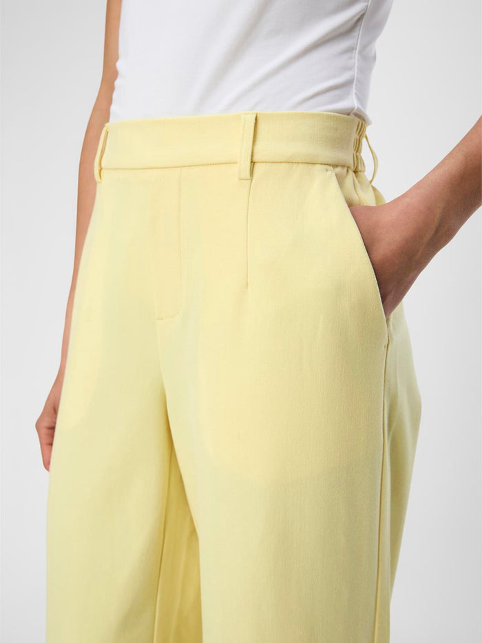 Lissey Wide Leg Pants (Lemon)