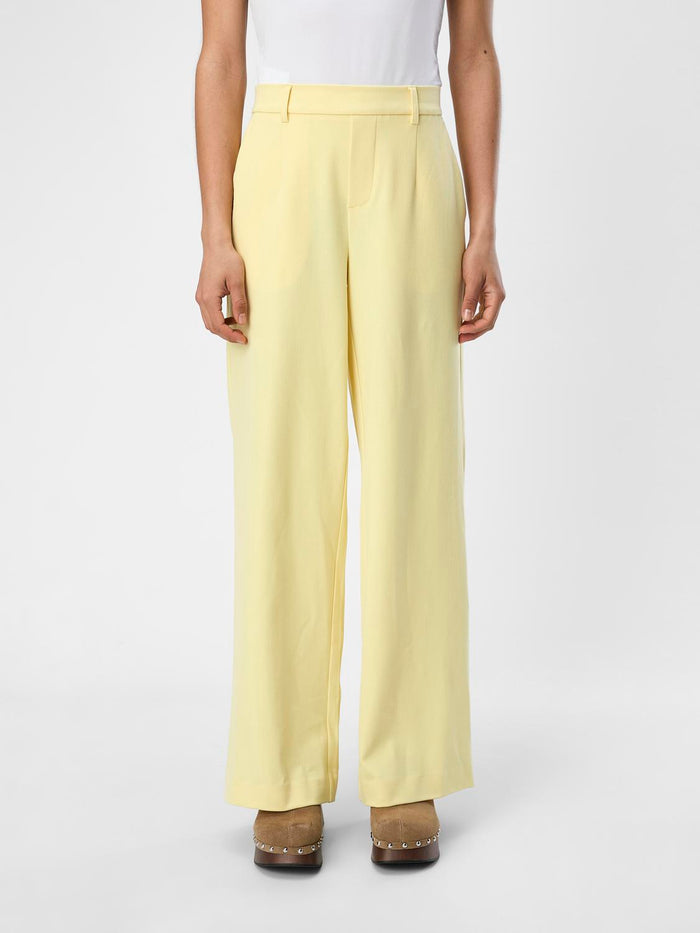 Lissey Wide Leg Pants (Lemon)