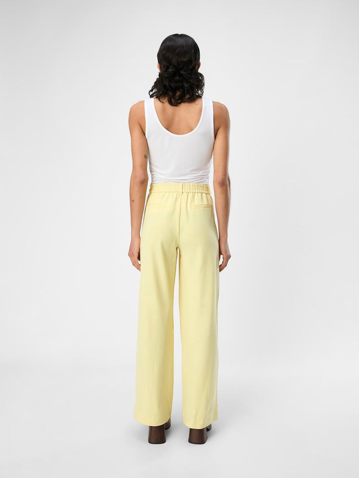 Lissey Wide Leg Pants (Lemon)