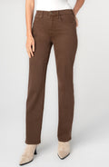 Liverpool Kennedy Comfort Waist Straight Pant in Carob Brown