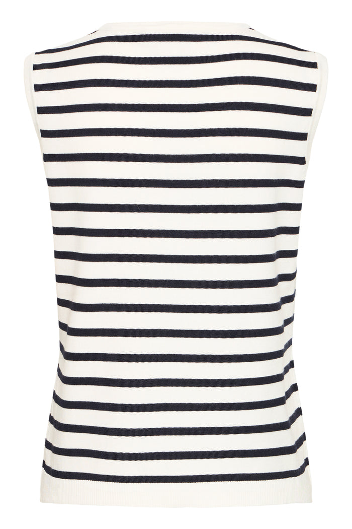 Lola Waistcoat (White/Total Eclipse)