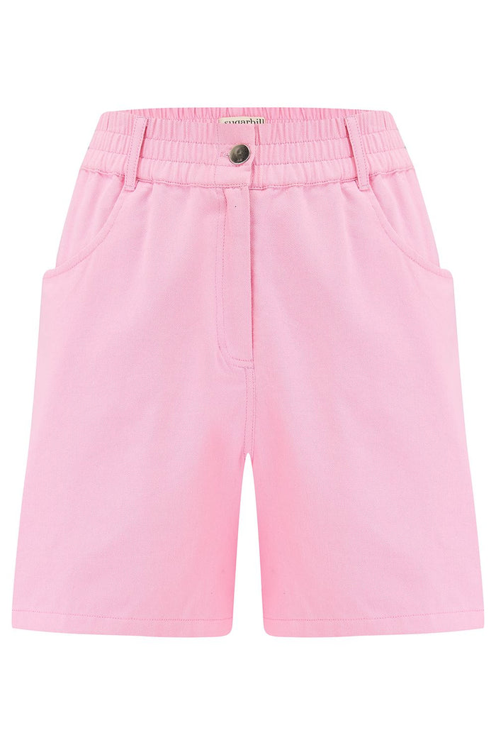 Lorrie Shorts (Pink/Smiley Flower Pocket)