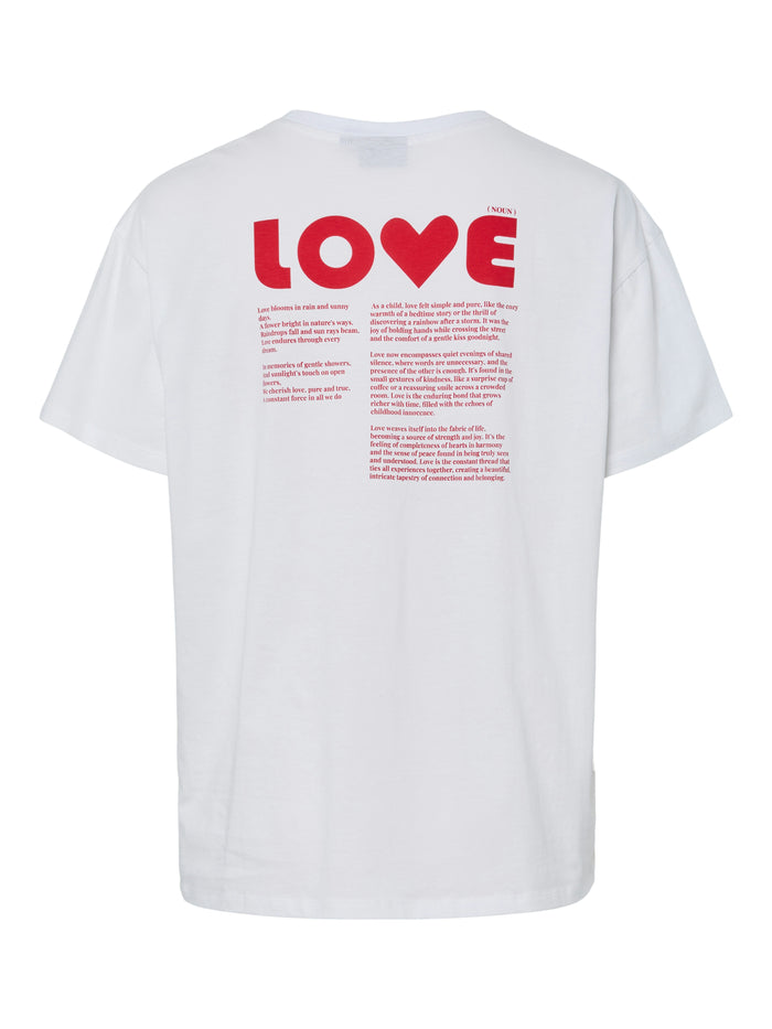 Love T-Shirt (Red/Bright White)
